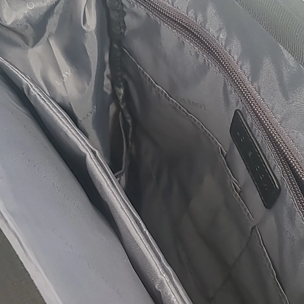 Lovook Gray Backpack with Gold Accents